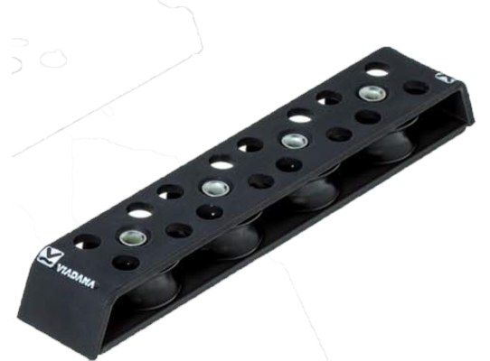 Viadana Caja de Poleas de Reenvio Cuadruple 14mm