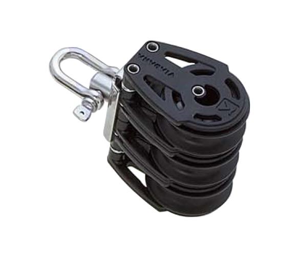 Viadana Polea Triple Universal Composite de Rodamientos 10mm