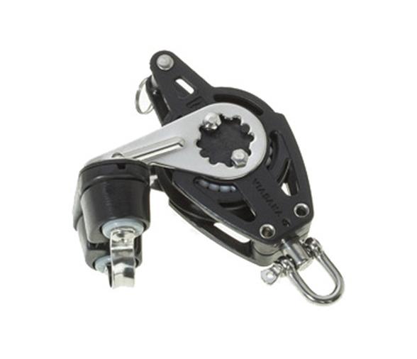 Viadana Polea Simple Mordaza y Arraigo de Rodamientos 12 mm