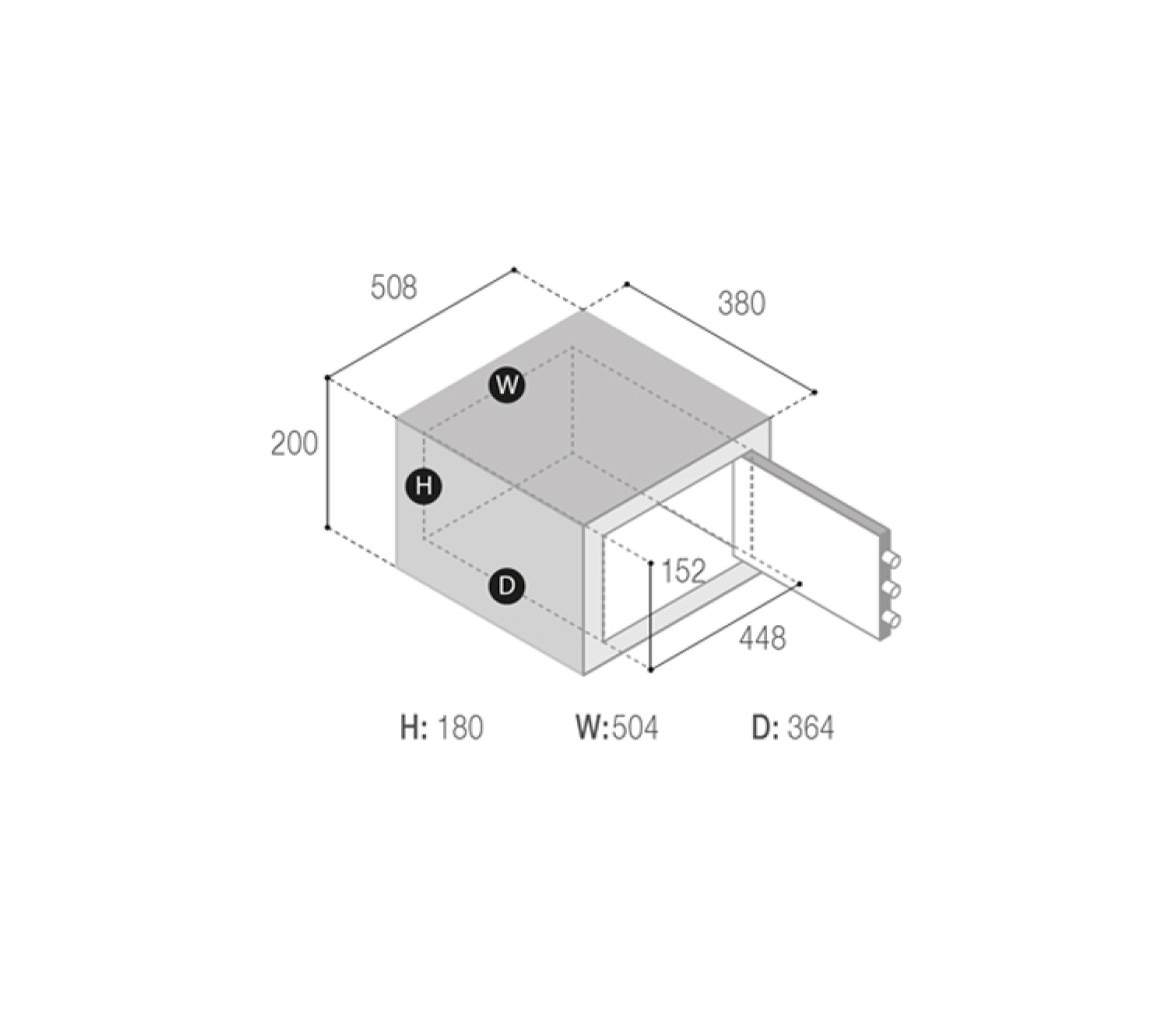 Vitrifrigo Caja Fuerte VSAFE 2050