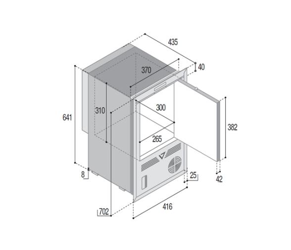 Vitrifrigo Maquina de hielo IM CL OCX2 HYDRO