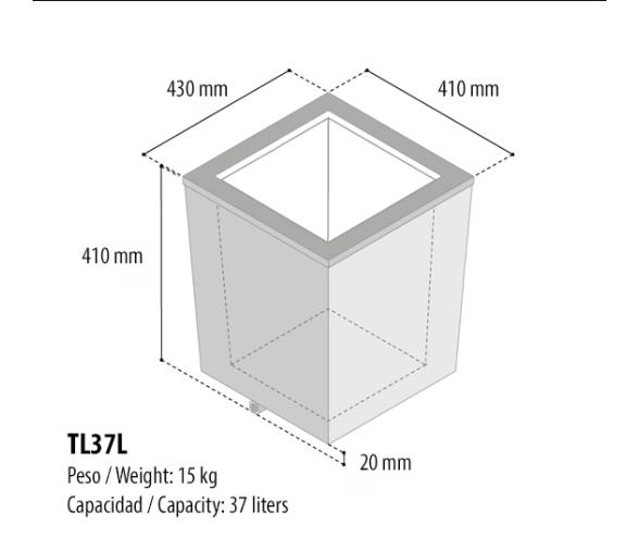 Vitrifrigo Frigorifico Baúl TL37L