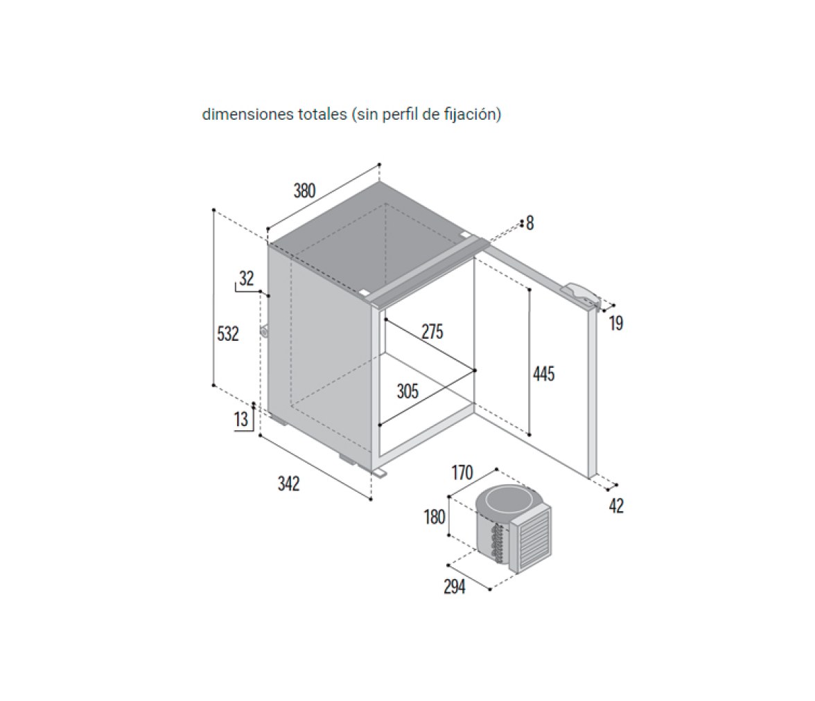 Vitrifrigo Frigorifico C42L CHR