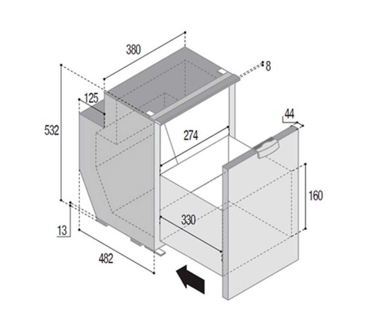 Vitrifrigo Frigorifico C51DW
