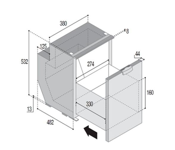 Vitrifrigo Frigorifico C51DW