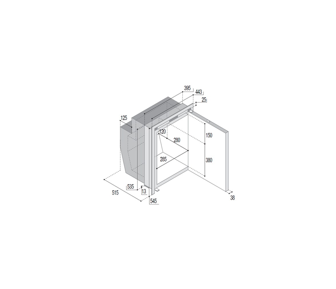 Vitrifrigo Frigorifico C51I OCN