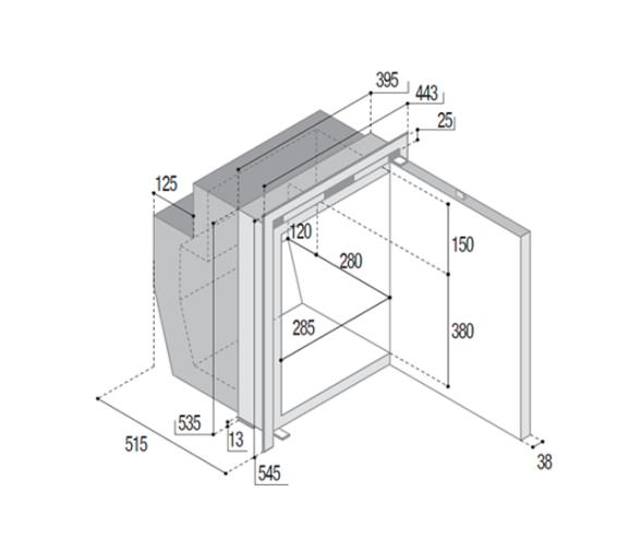 Vitrifrigo Frigorifico C51I OCN