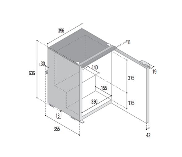 Vitrifrigo Frigorífico/ Congelador C50i CHR