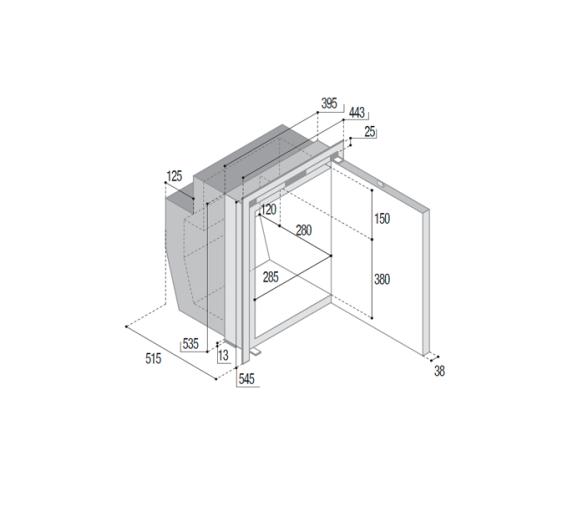Vitrifrigo Frigorifico/Congelador C51iX