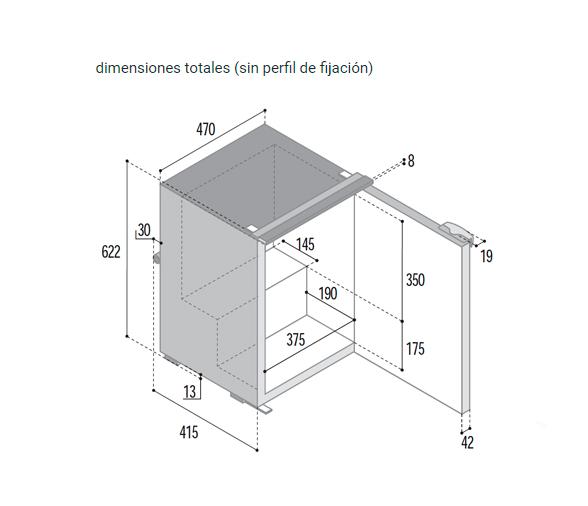 Vitrifrigo Frigorífico/ Congelador C60i CHR