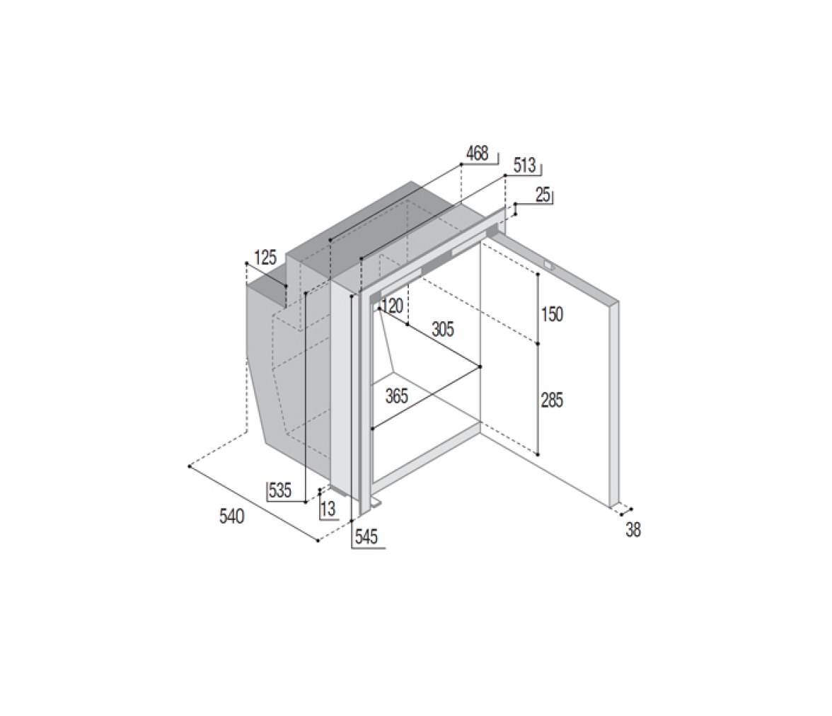 Vitrifrigo Frigorifico/Congelador C62iX
