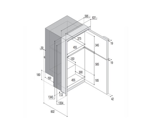 Vitrifrigo Frigorifico/ Congelador DP2600i