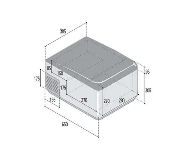 Vitrifrigo Frigorífico/Congelador Portátil C41D