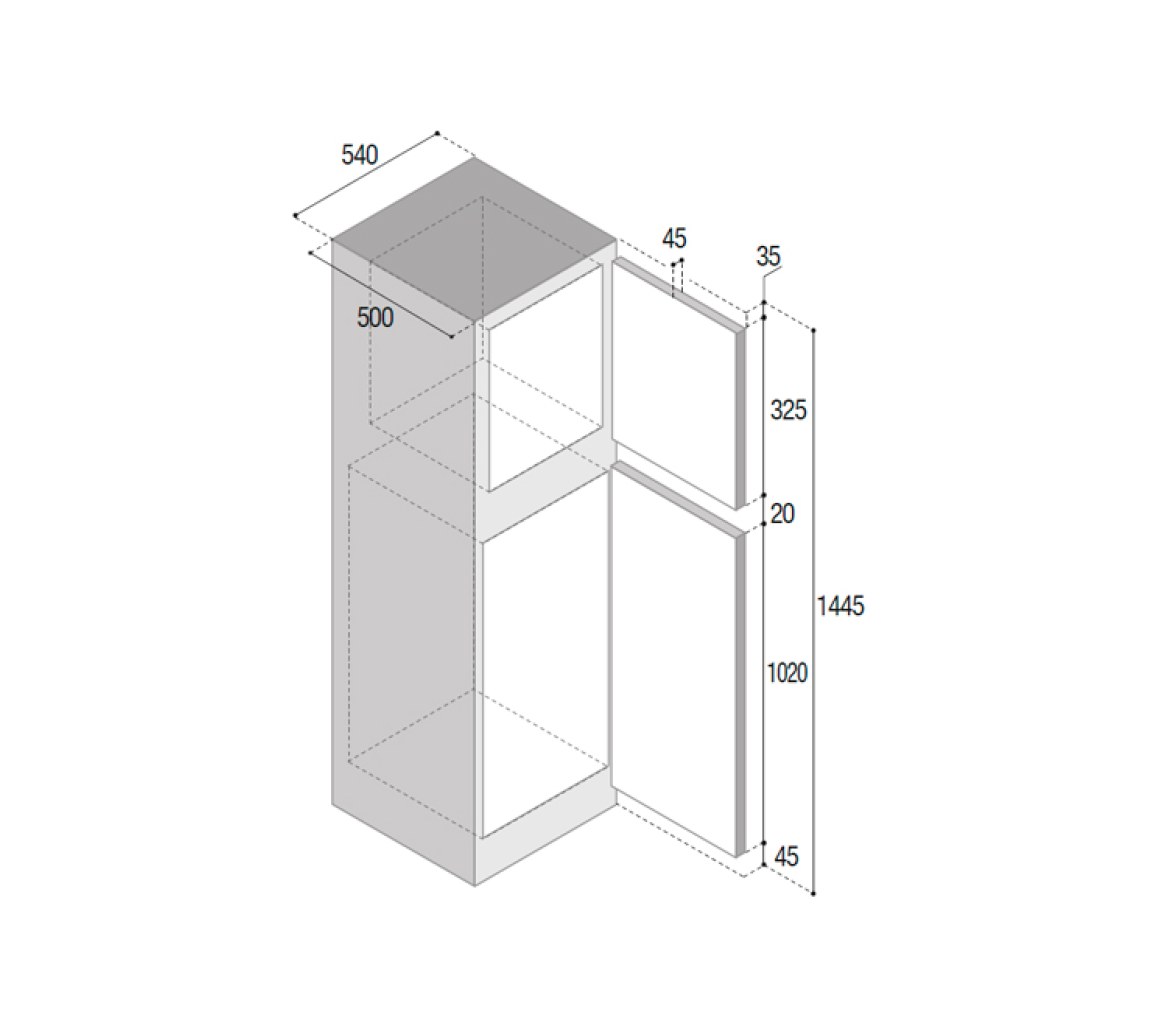 Vitrifrigo Frigorifico  Doble puerta C220DP
