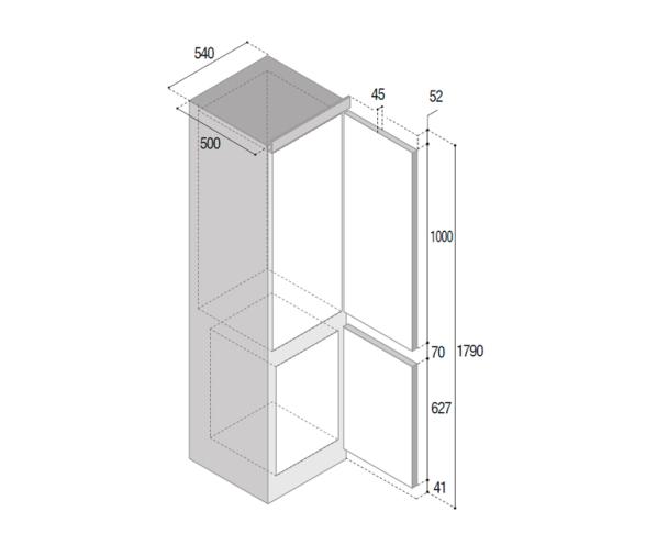 Vitrifrigo Frigorifico Doble Puerta C270DP