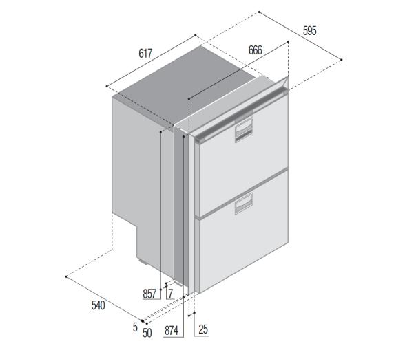 Vitrifrigo Frigorífico DRW180A