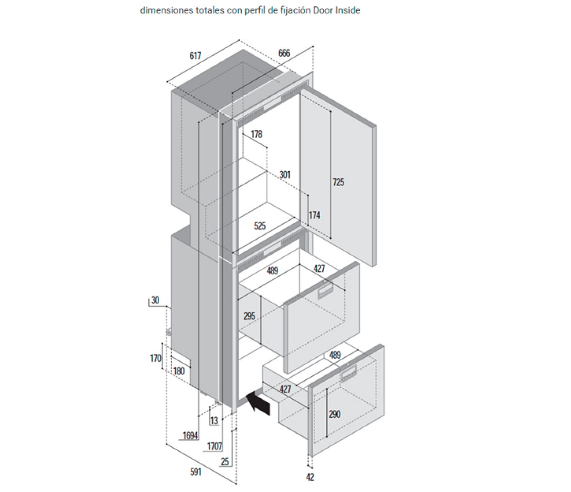 Vitrifrigo Frigorifico DW360 OCX2