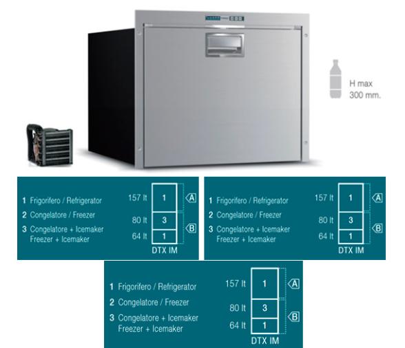 Vitrifrigo Frigorifico DW70 OCX2