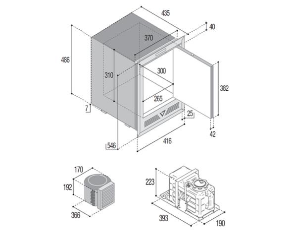 Vitrifrigo maquina de hielo IM XR OCX2 REFILL
