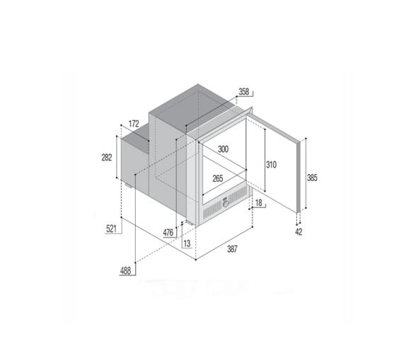 Vitrifrigo Maquina de Hielo IM XT (12Vdc)
