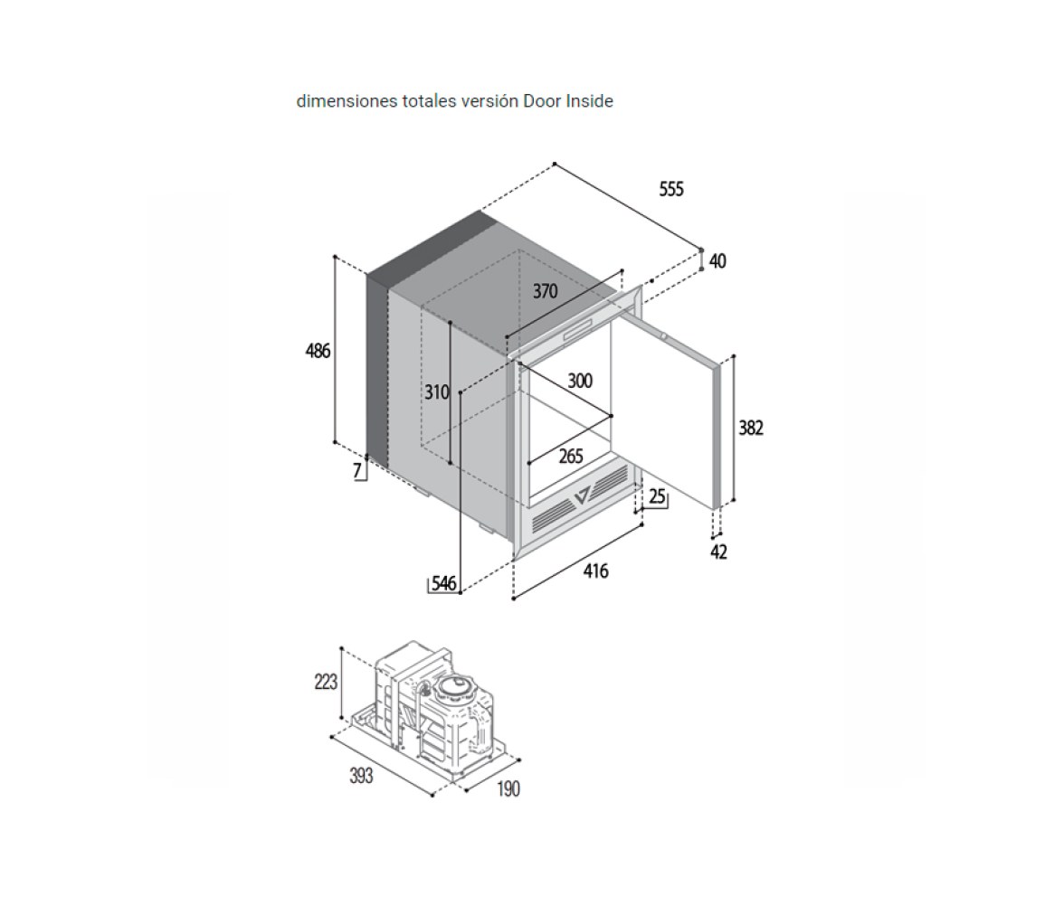 Vitrifrigo maquina de hielo IM XT OCX2 REFILL