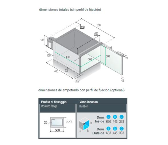 Vitrifrigo Nevera-congelador para cabina C47