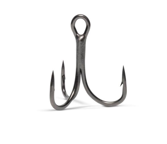 VMC Anzuelo 2X Inline Treble BN- Negro Niquel 7554