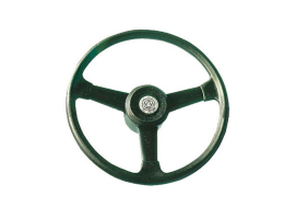 320 mm Sturdy Black Plastic Steering Wheel