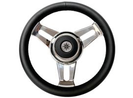 Volante Cuero Negro 3 Radios 350 mm