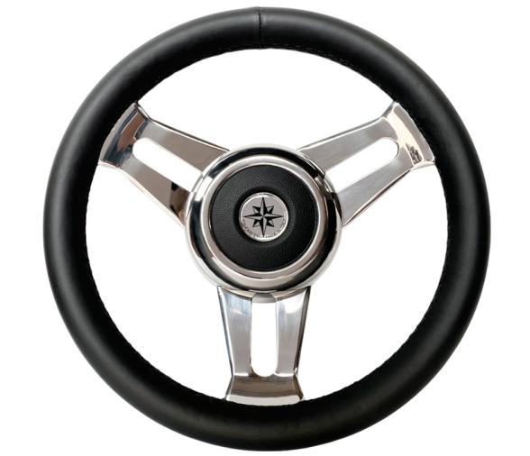 Volante Cuero Negro 3 Radios 350 mm