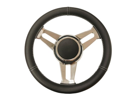 Volante Cuero Negro 3 Radios 350 mm