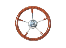 Steering Wheel Root Effect 350 mm with Stainless Steel Spokes
