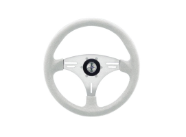 355 mm White Manta Steering Wheel