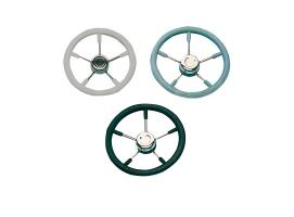 Volante Poliuretano 320 mm con Radio de Acero Inox