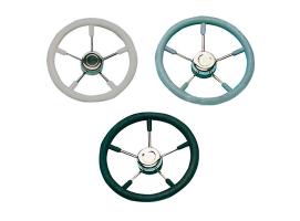 Steering Wheel 350 mm Polyurethane with Stainless Steel Spokes