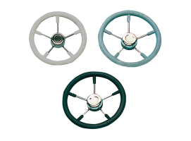 Steering Wheel 400 mm Polyurethane with Stainless Steel Spokes
