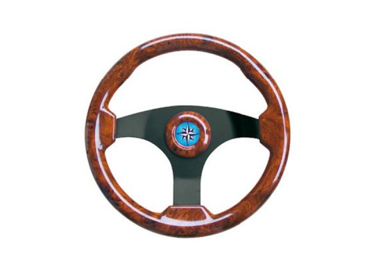 Volante Technic Negro Madera Veteada 350 mm
