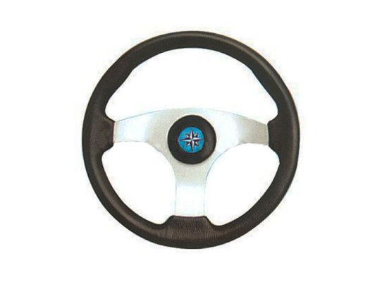 Volante Technic Negro Plata 350 mm