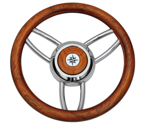 Volante Bliz Madera de Teca 350 mm