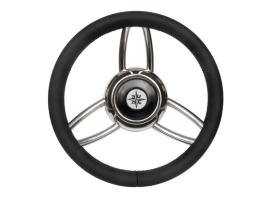 Volante Bliz Cuero Negro 350 mm