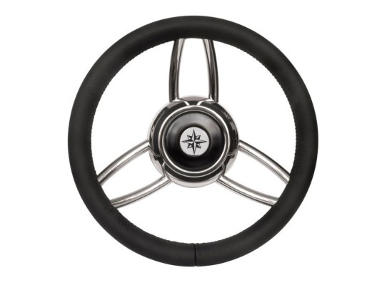 Volante Bliz Cuero Negro 350 mm