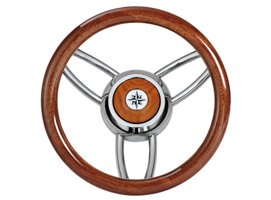 Volante Bliz Madera de Caoba 350 mm