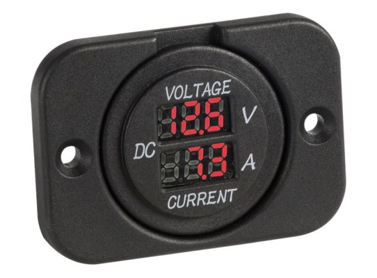 Voltimetro y Amperimetro Empotrable