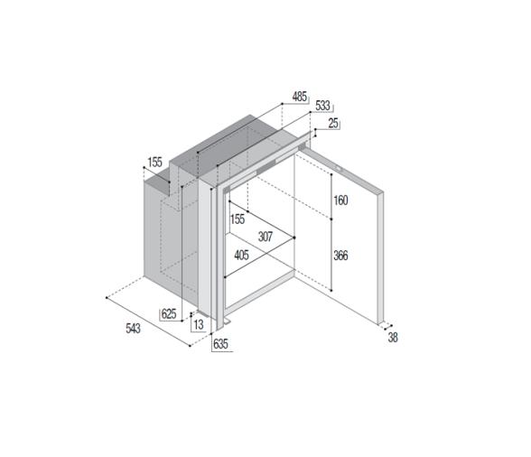 Vitrifrigo Frigorifico C90iX OCX2
