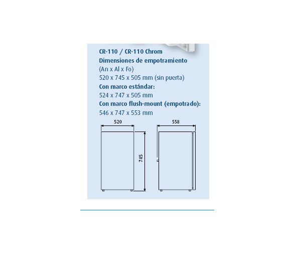 Waeco Nevera Fija de Compresor Coolmatic CR-110