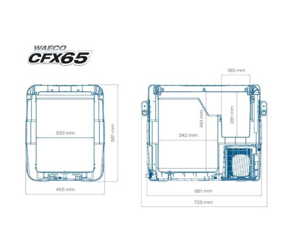 Dometic Nevera Portatil de Compresor CoolFreeze CFX 65
