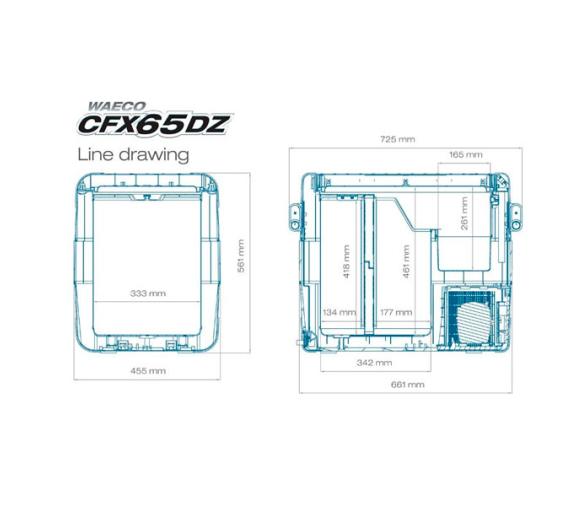 Dometic Nevera Portatil de Compresor CoolFreeze CFX 65 DZ