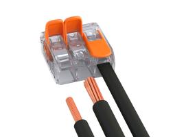 Wago Conector de Cableado 3 Conductores