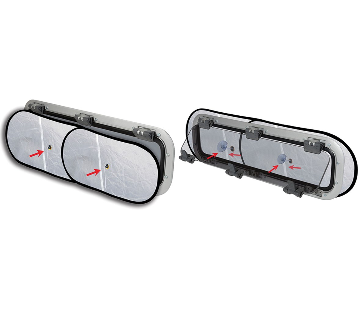 Waterline Cortinas Portillo - 2 Unidades 1330