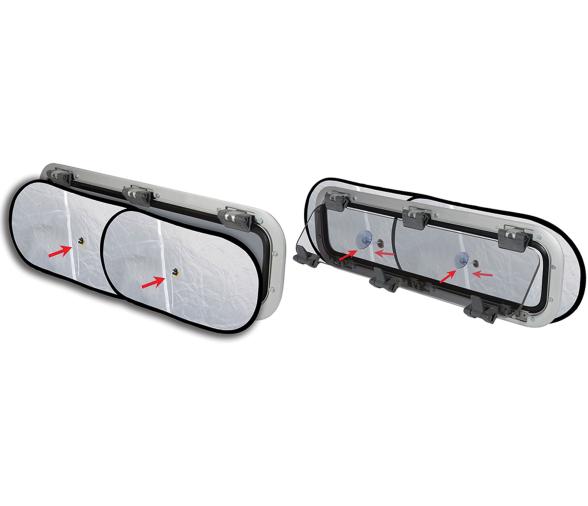 Waterline Cortinas Portillo - 2 Unidades 1330